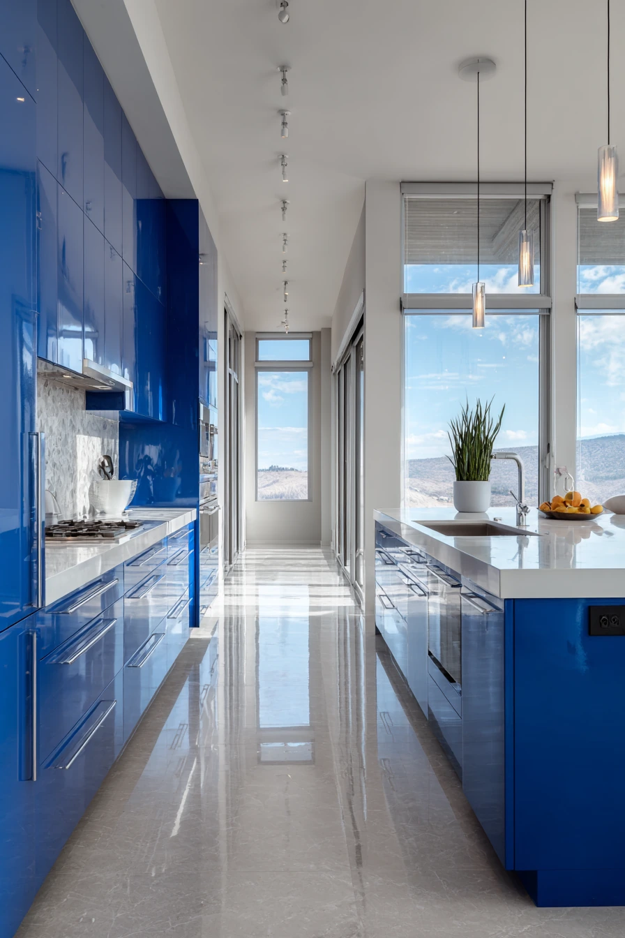 blue kitchen cabinets 18