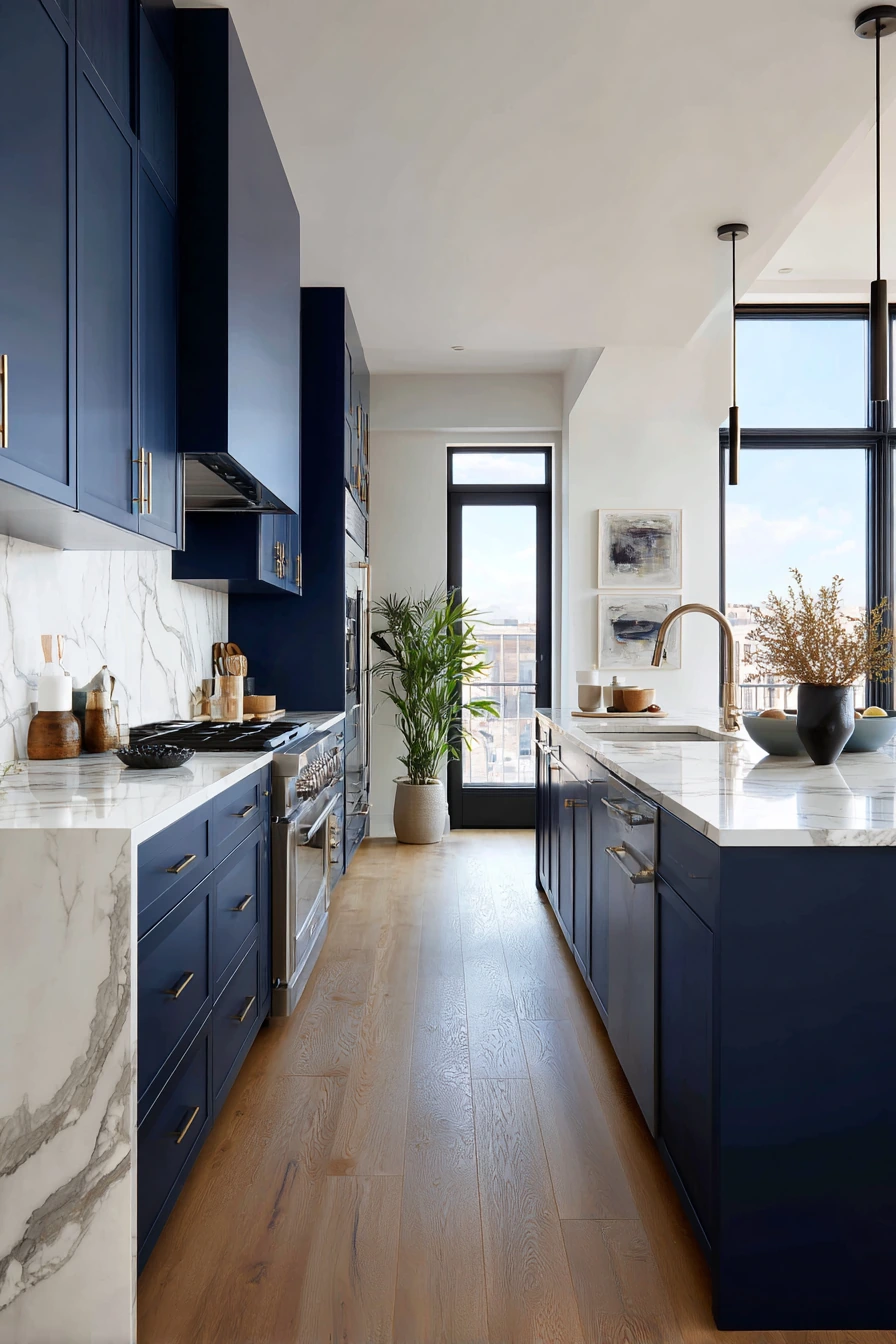 blue kitchen cabinets 4