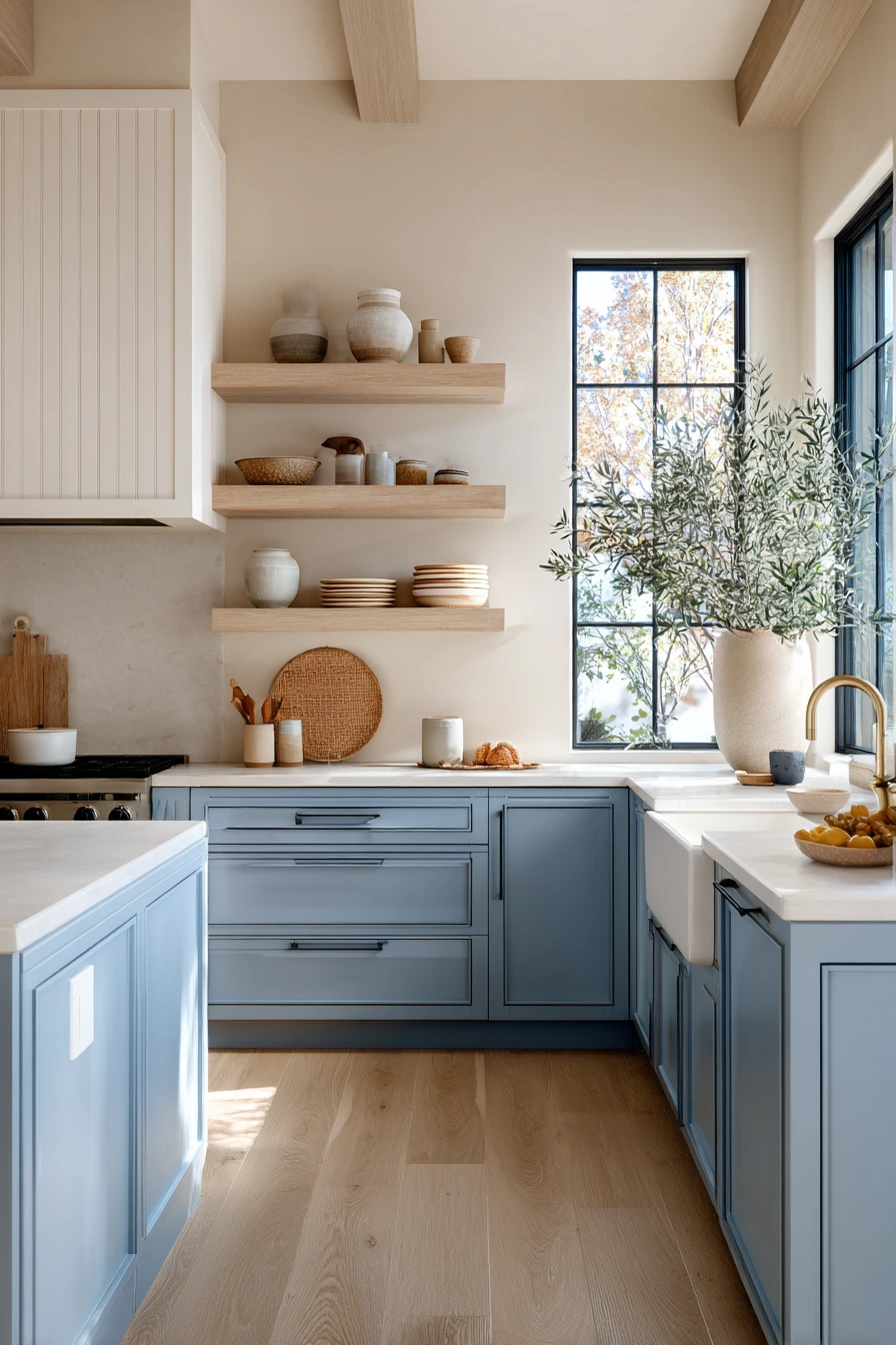 blue kitchen cabinets 8