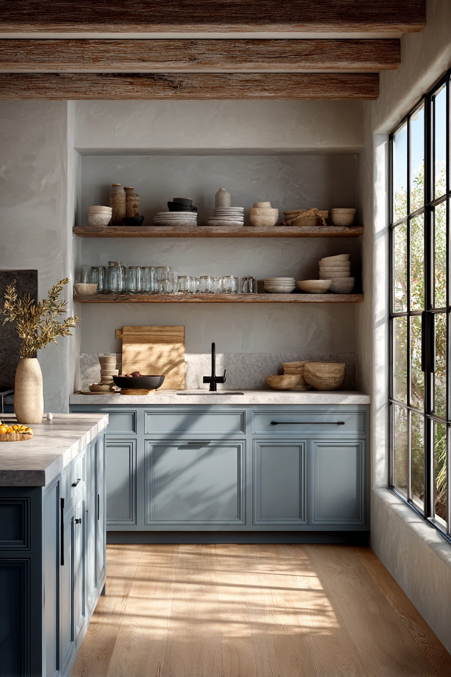 blue kitchen cabinets 9