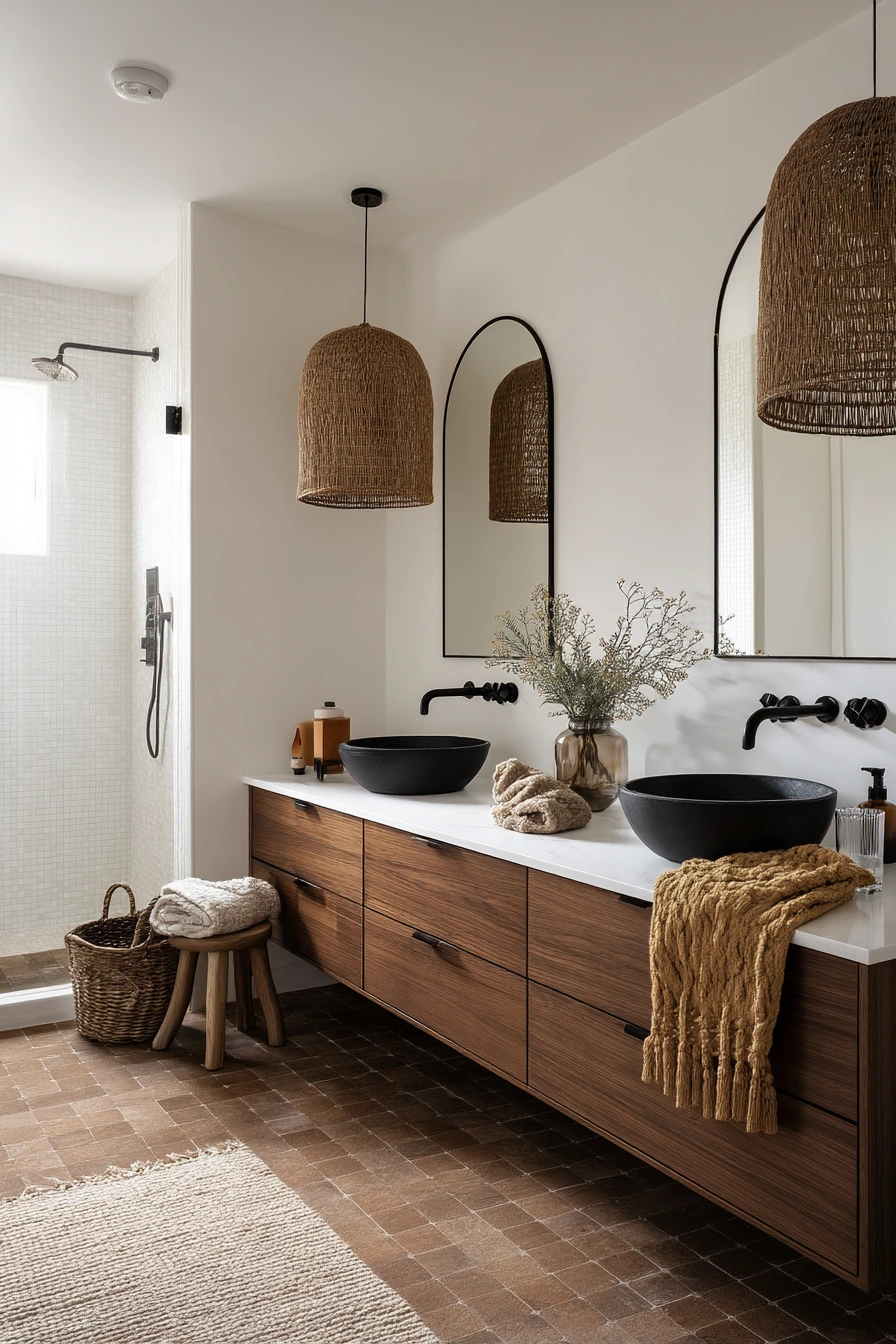 boho bathroom ideas 17