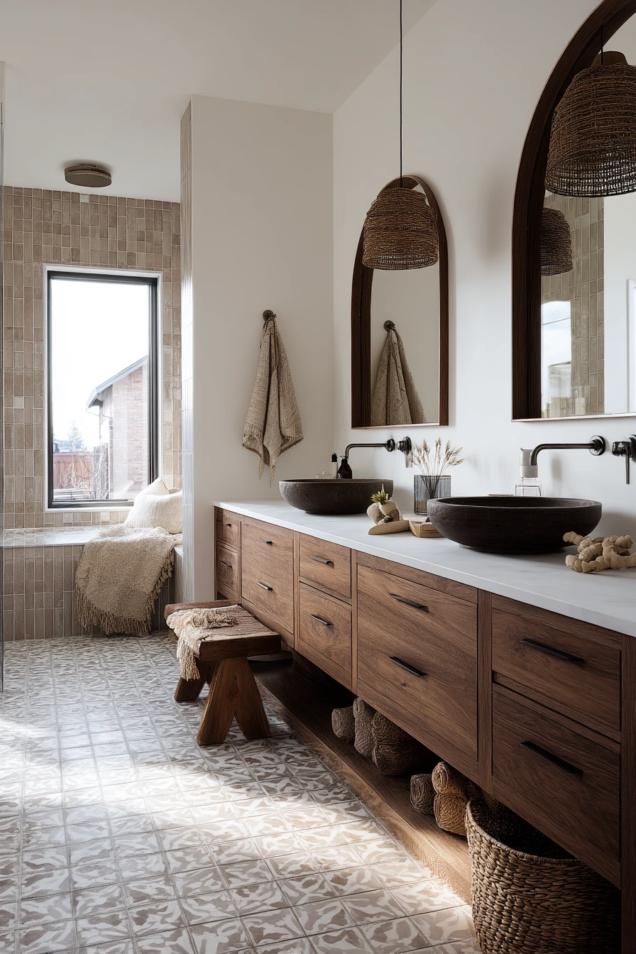 boho bathroom ideas 19