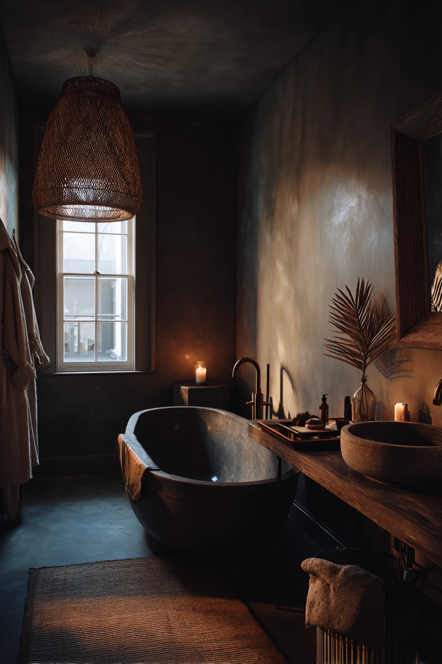 boho bathroom ideas 26