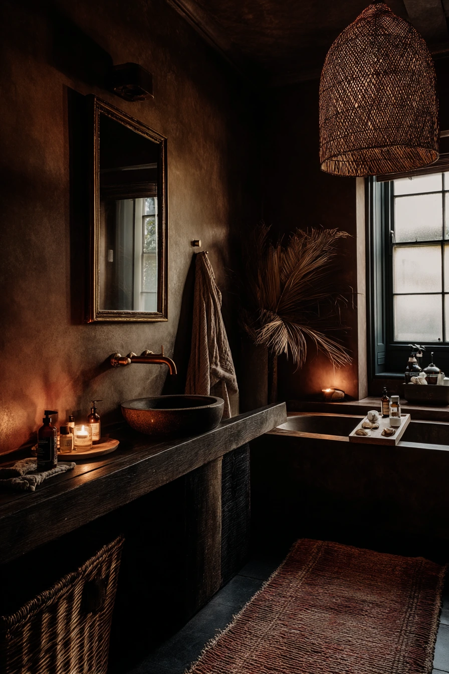 boho bathroom ideas 27