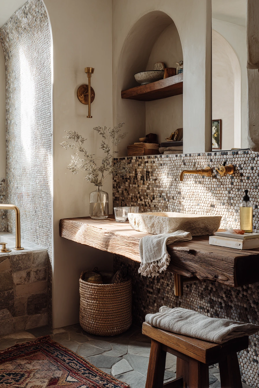 boho bathroom ideas 34