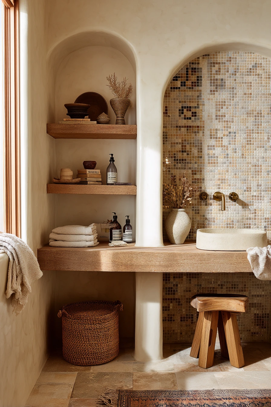 boho bathroom ideas 35