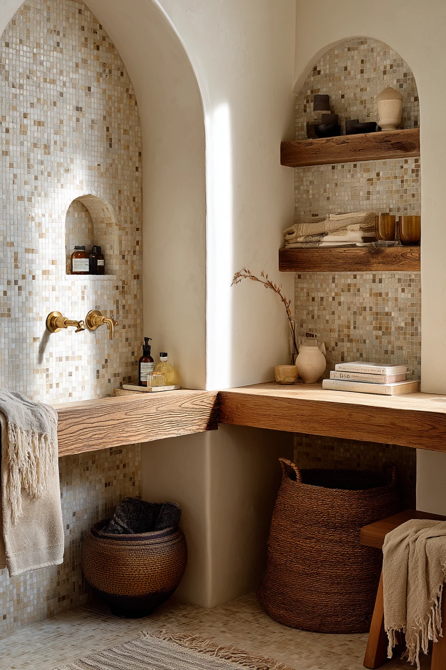 boho bathroom ideas 36