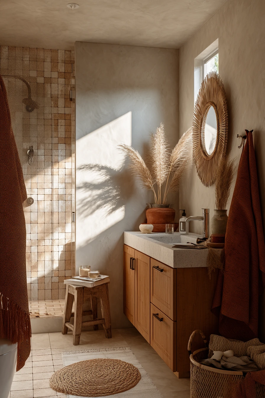 boho bathroom ideas 4