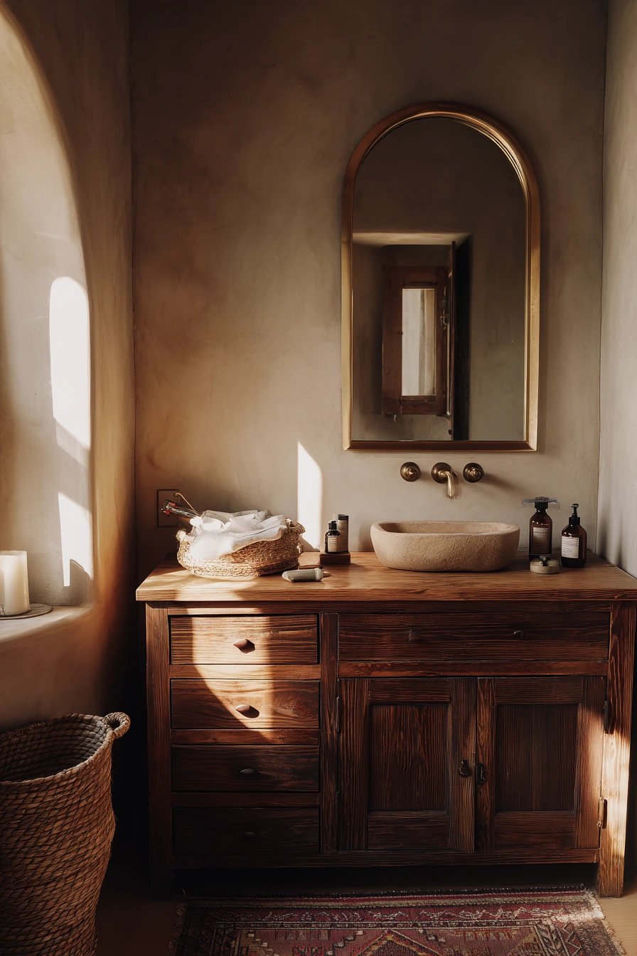 boho bathroom ideas 7