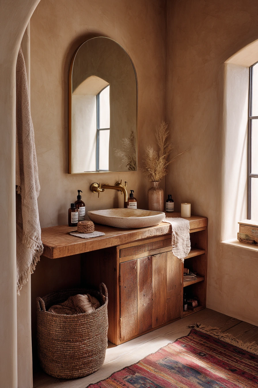 boho bathroom ideas 8