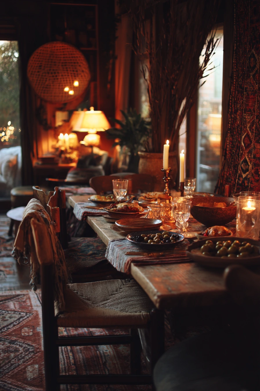 boho dining room ideas 20