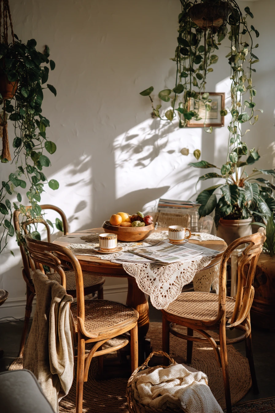 boho dining room ideas 21