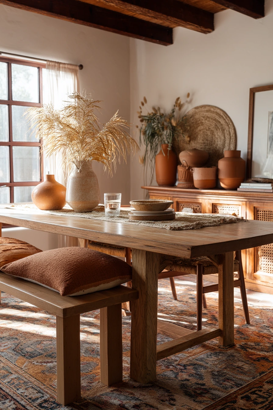 boho dining room ideas 27