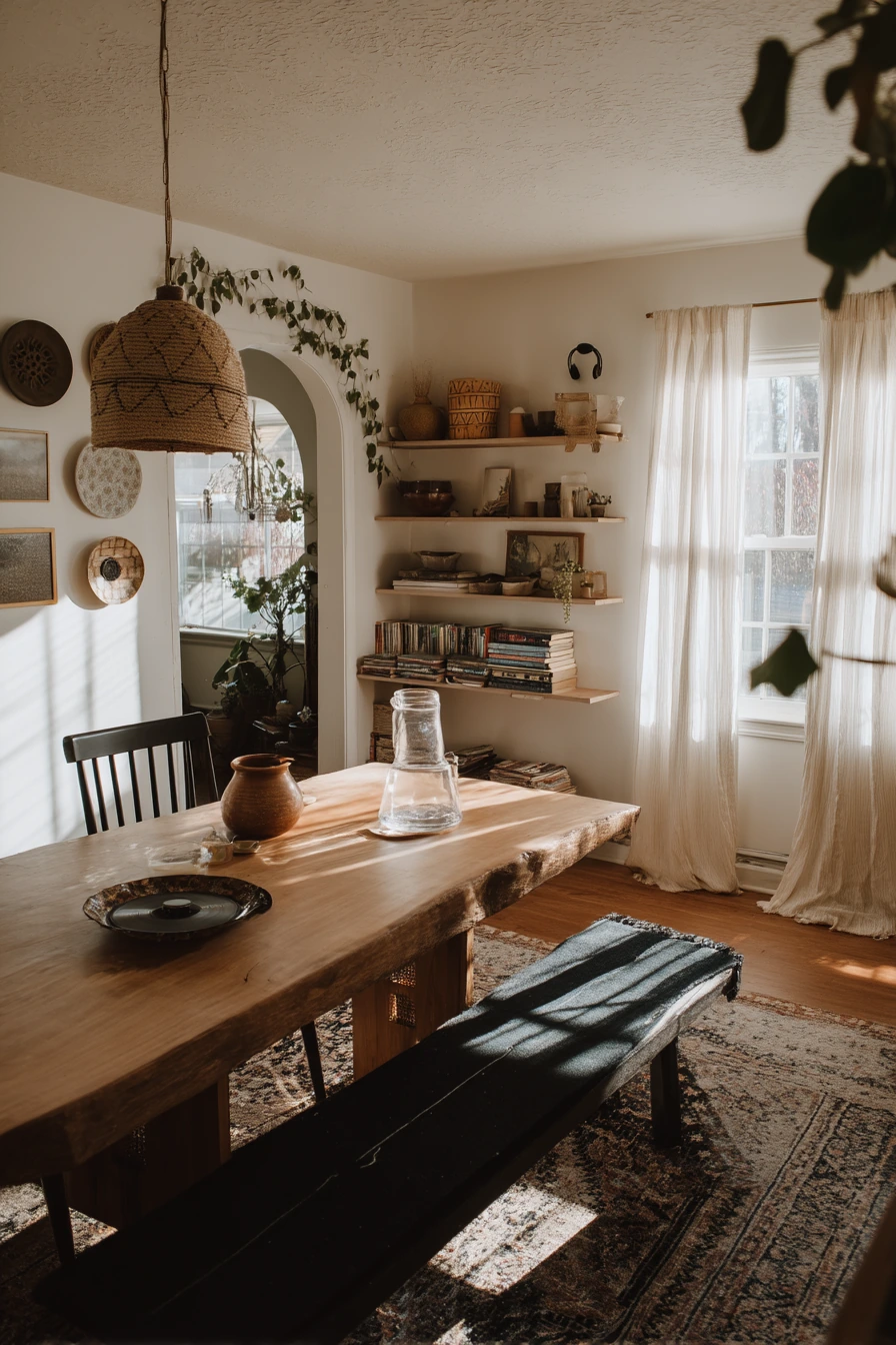boho dining room ideas 29