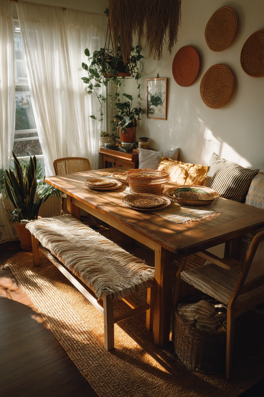 boho dining room ideas 7
