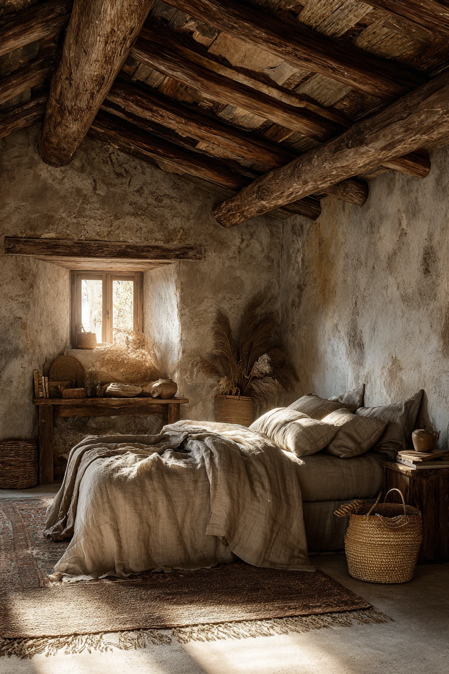 boho vintage bedroom 22