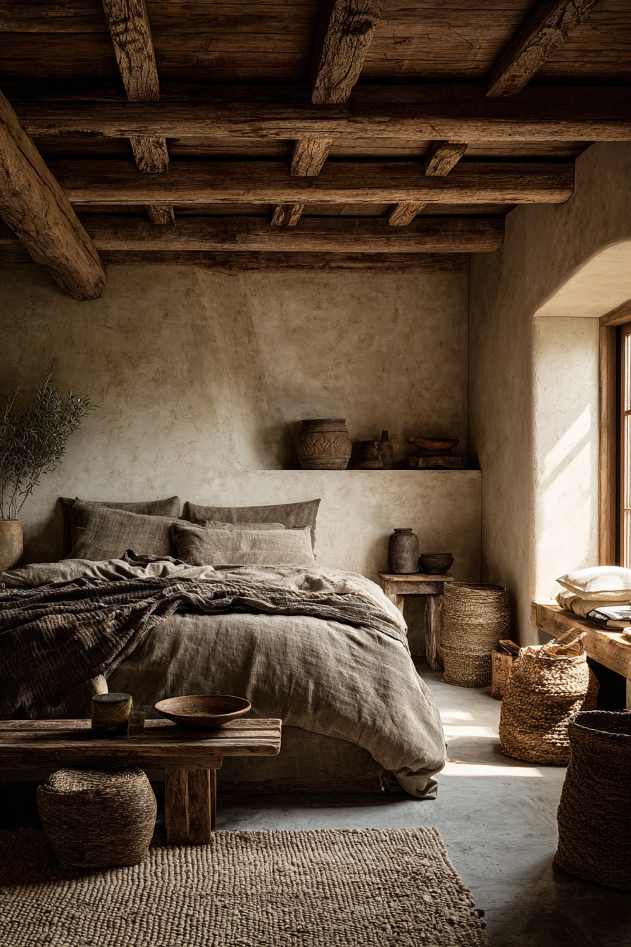 boho vintage bedroom 23