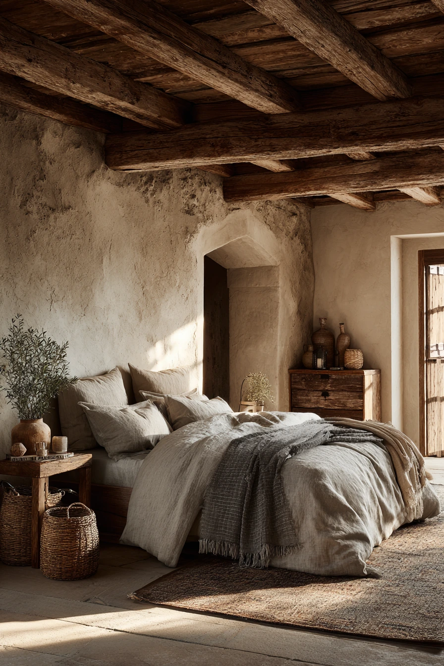 boho vintage bedroom 24