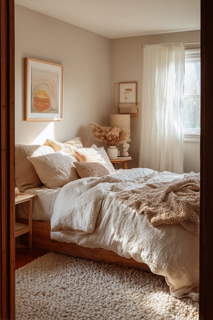 boho vintage bedroom 25