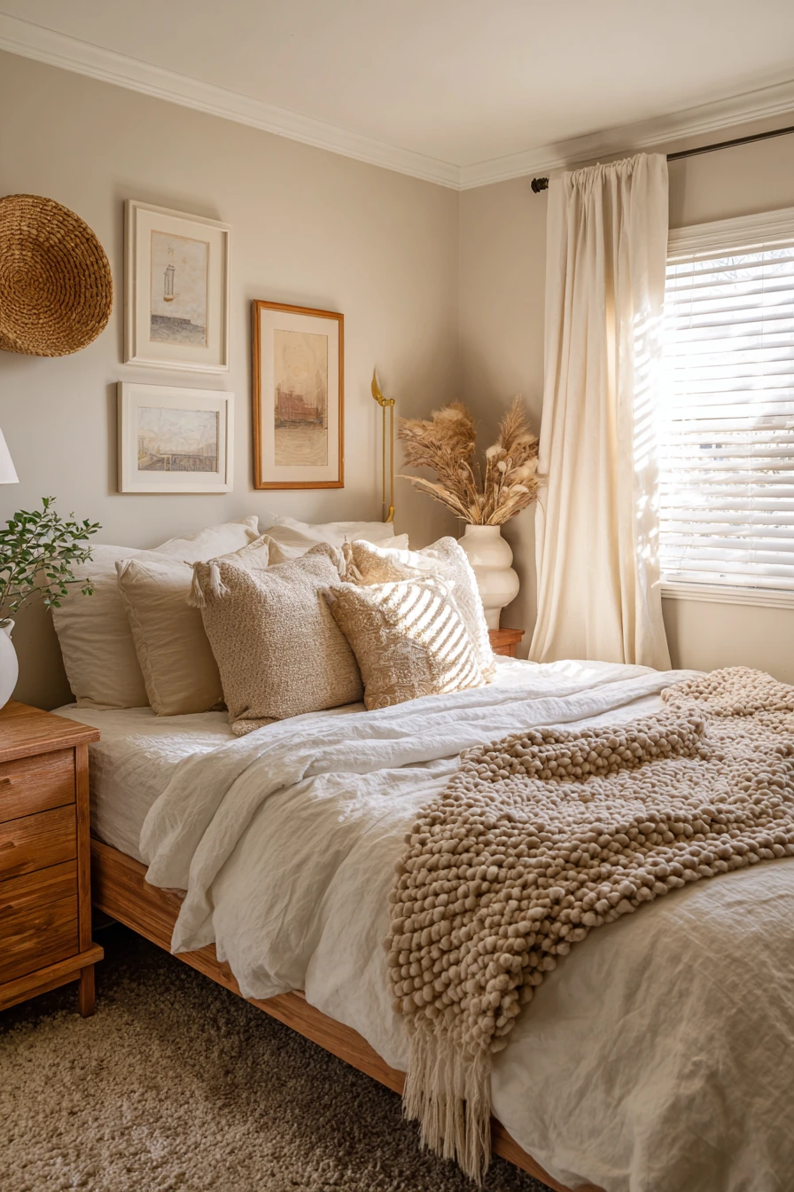 boho vintage bedroom 27
