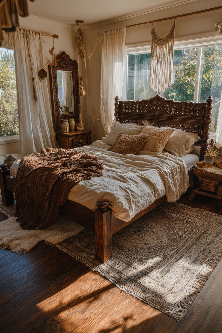 boho vintage bedroom 3