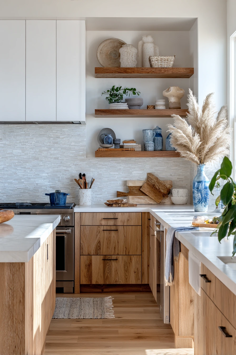 coastal boho kitchen 17