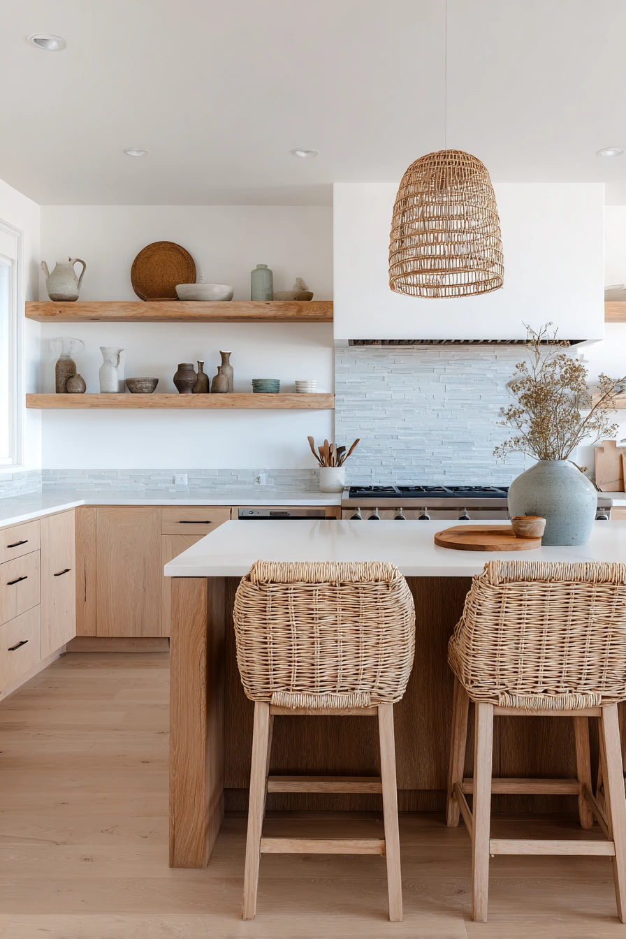 coastal boho kitchen 19