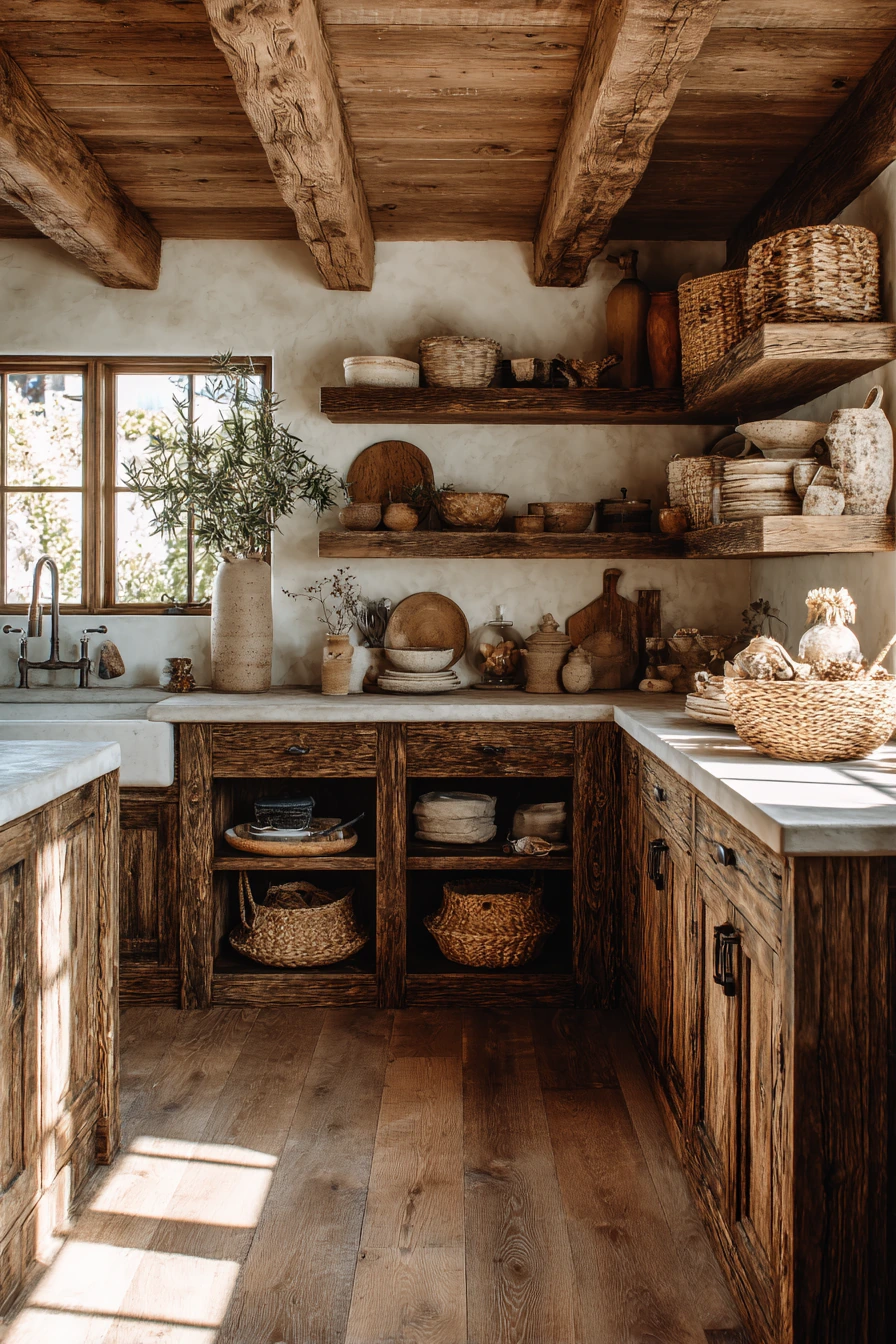 coastal boho kitchen 22
