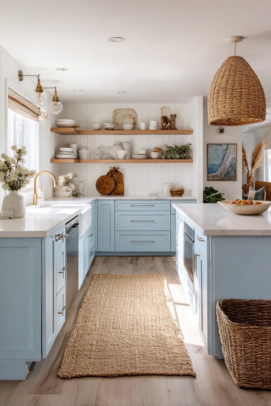 coastal boho kitchen 27