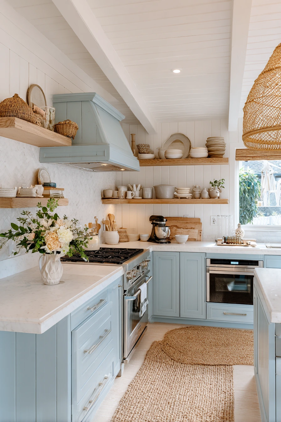 coastal boho kitchen 28