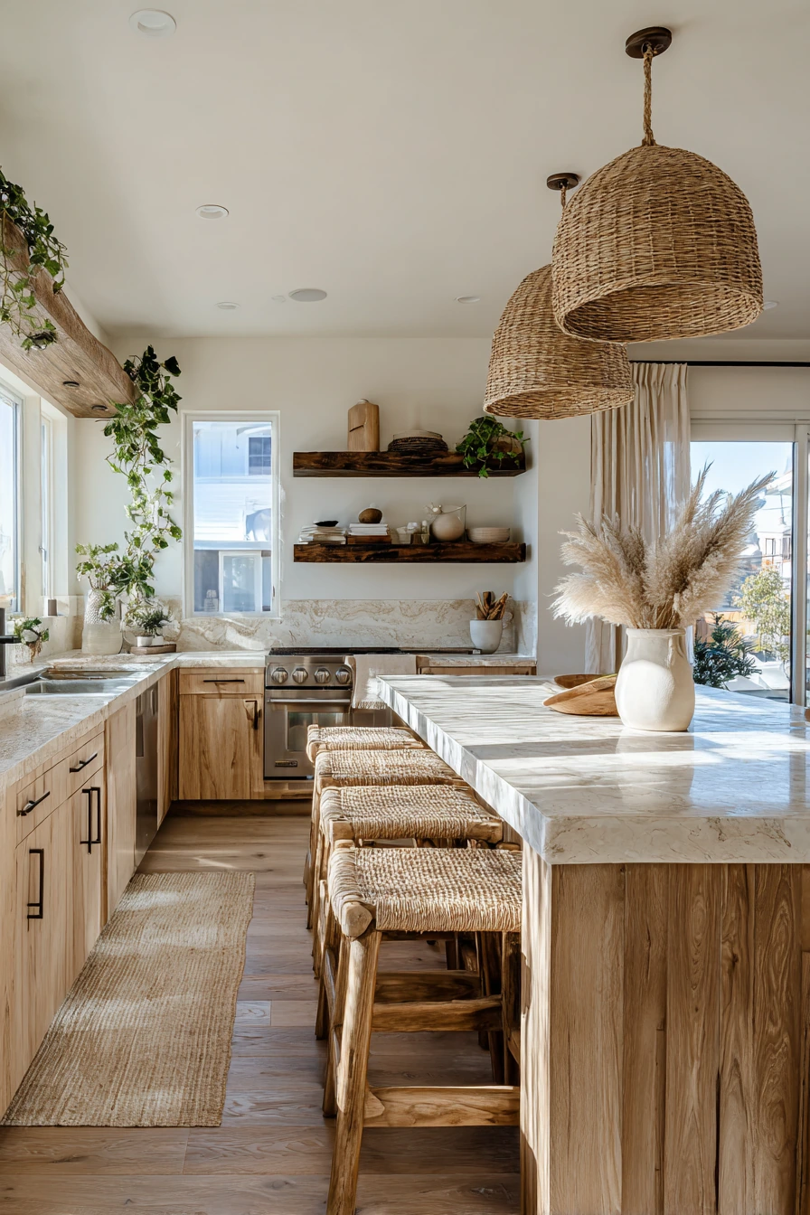 coastal boho kitchen 5