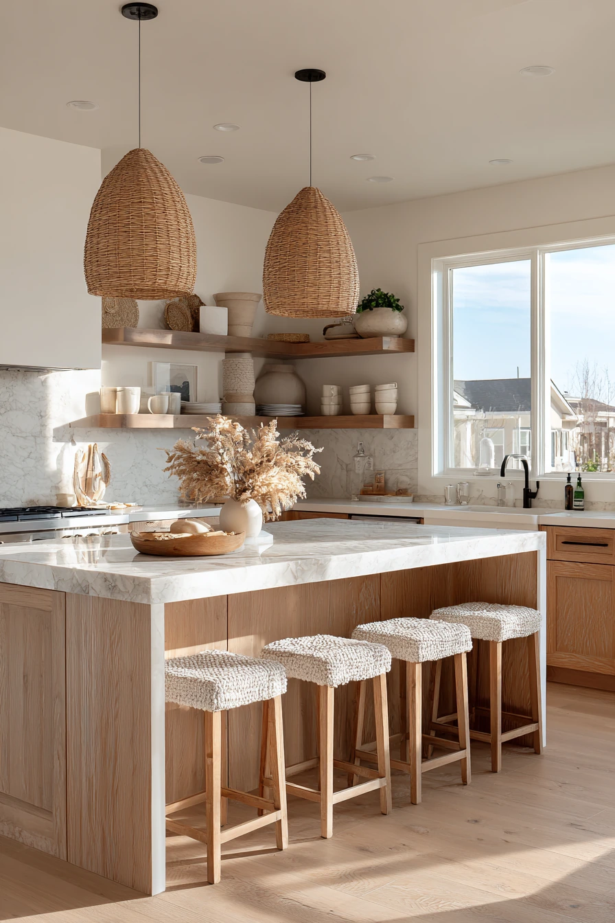 coastal boho kitchen 6