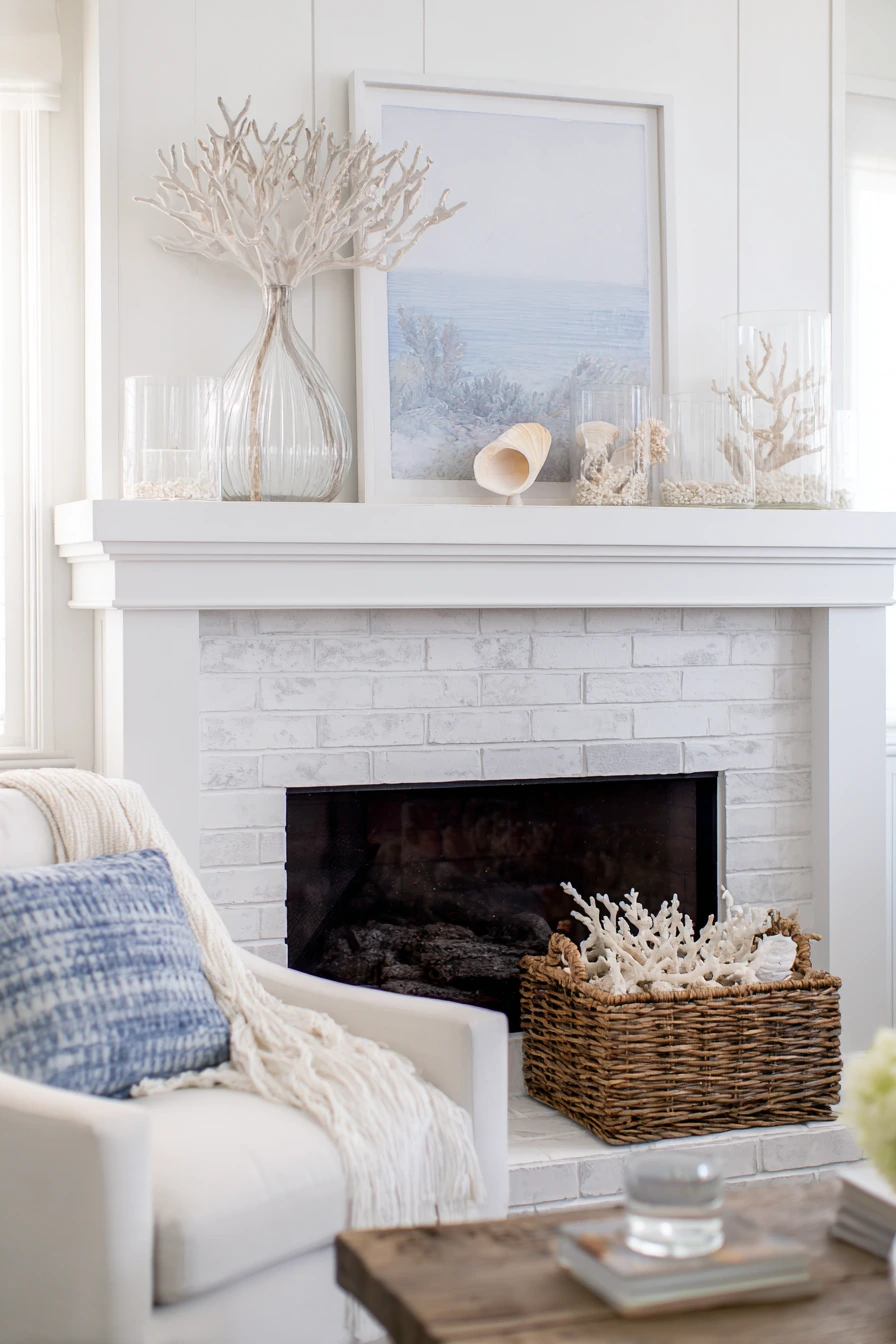 coastal mantel styling ideas 1