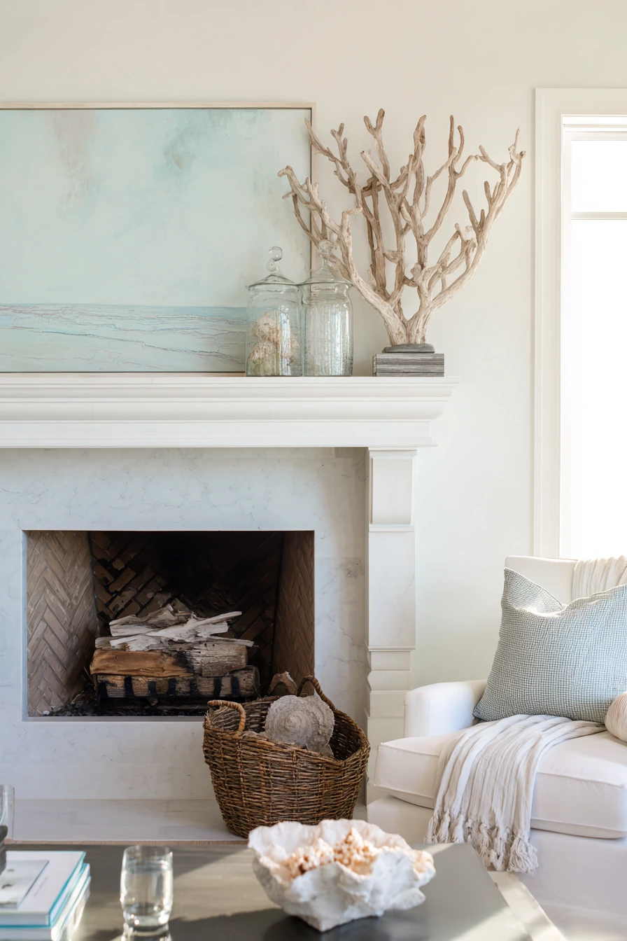 coastal mantel styling ideas 2