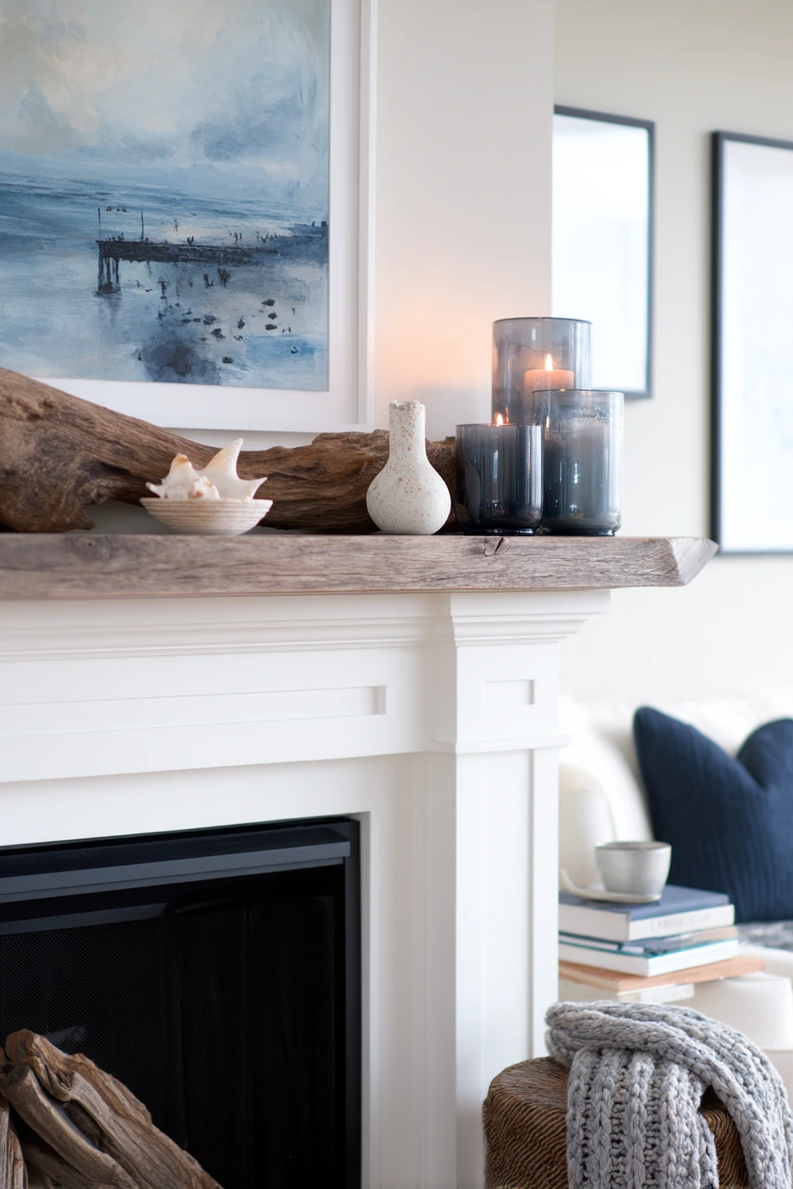 coastal mantel styling ideas 24