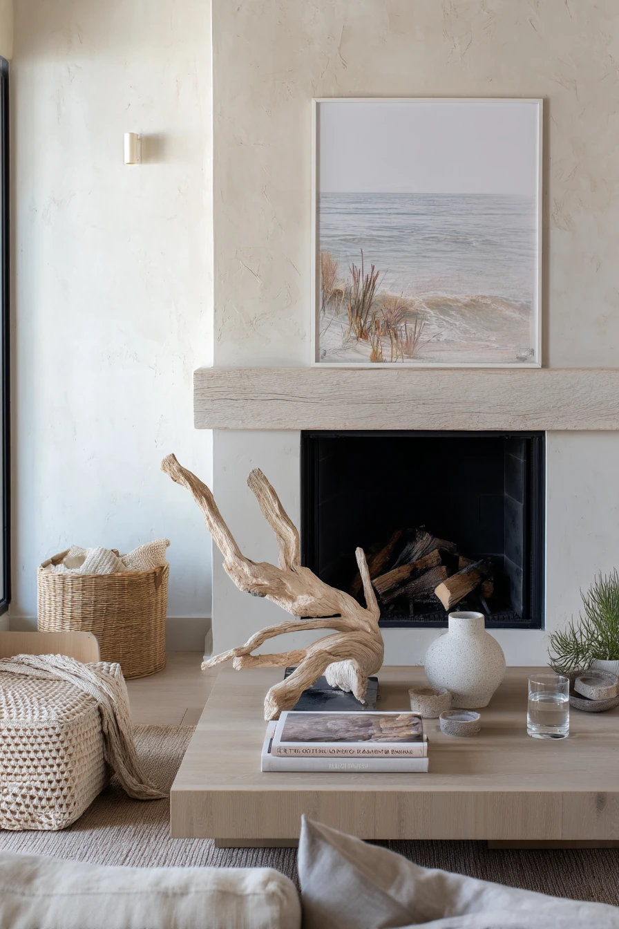coastal mantel styling ideas 26