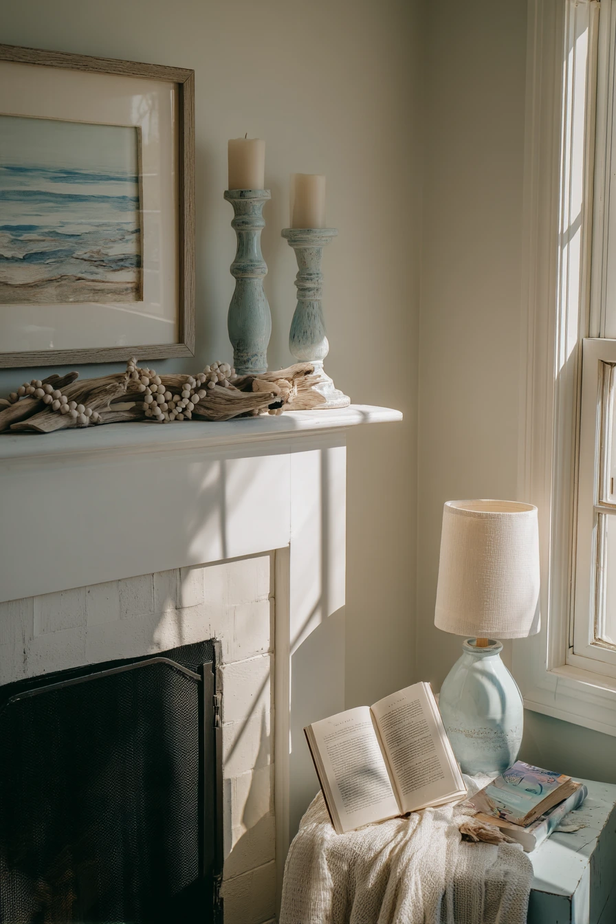 coastal mantel styling ideas 5