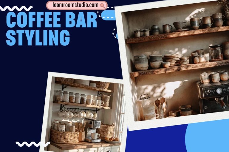 coffee bar styling