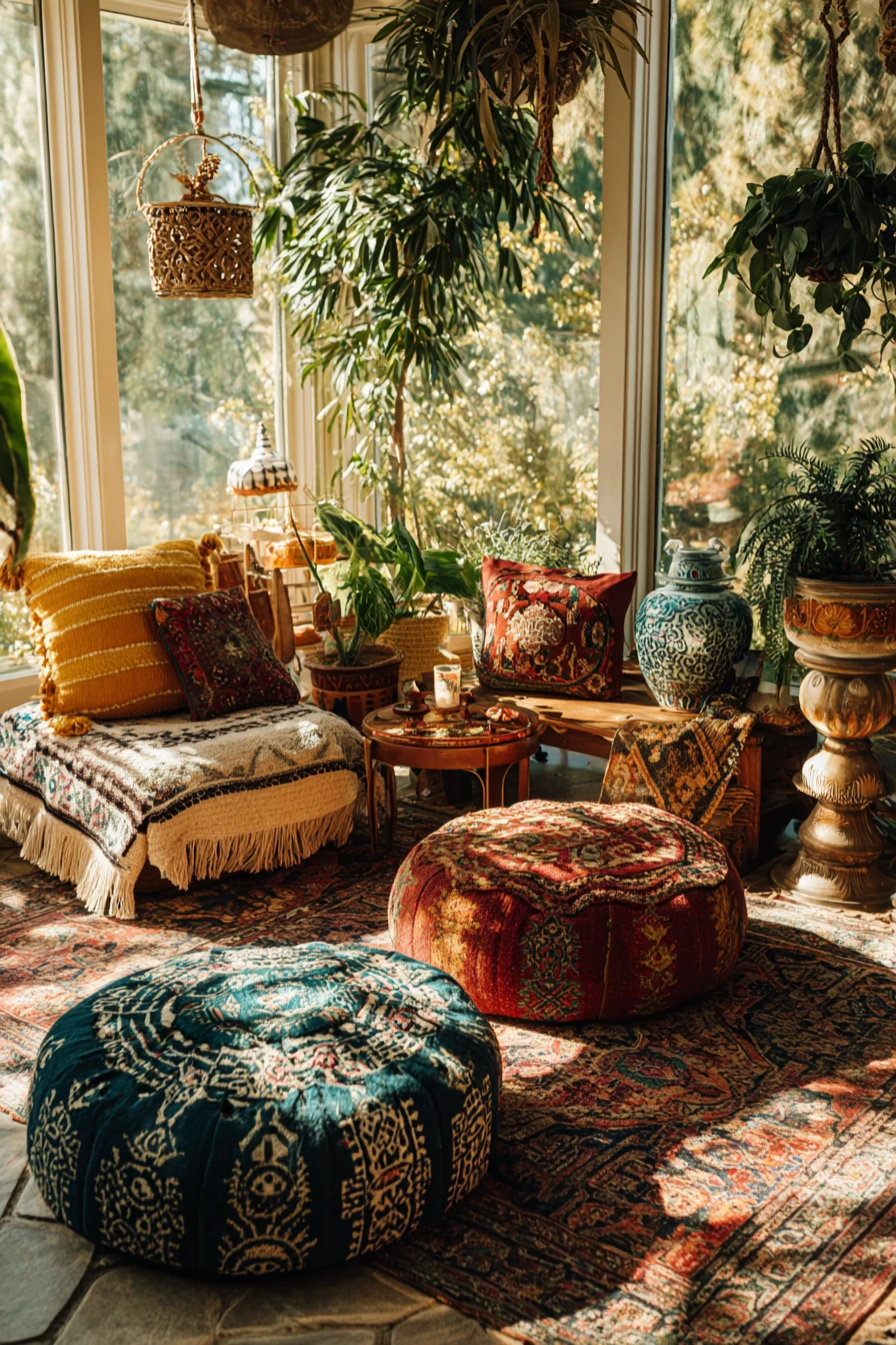colorful boho decor 1