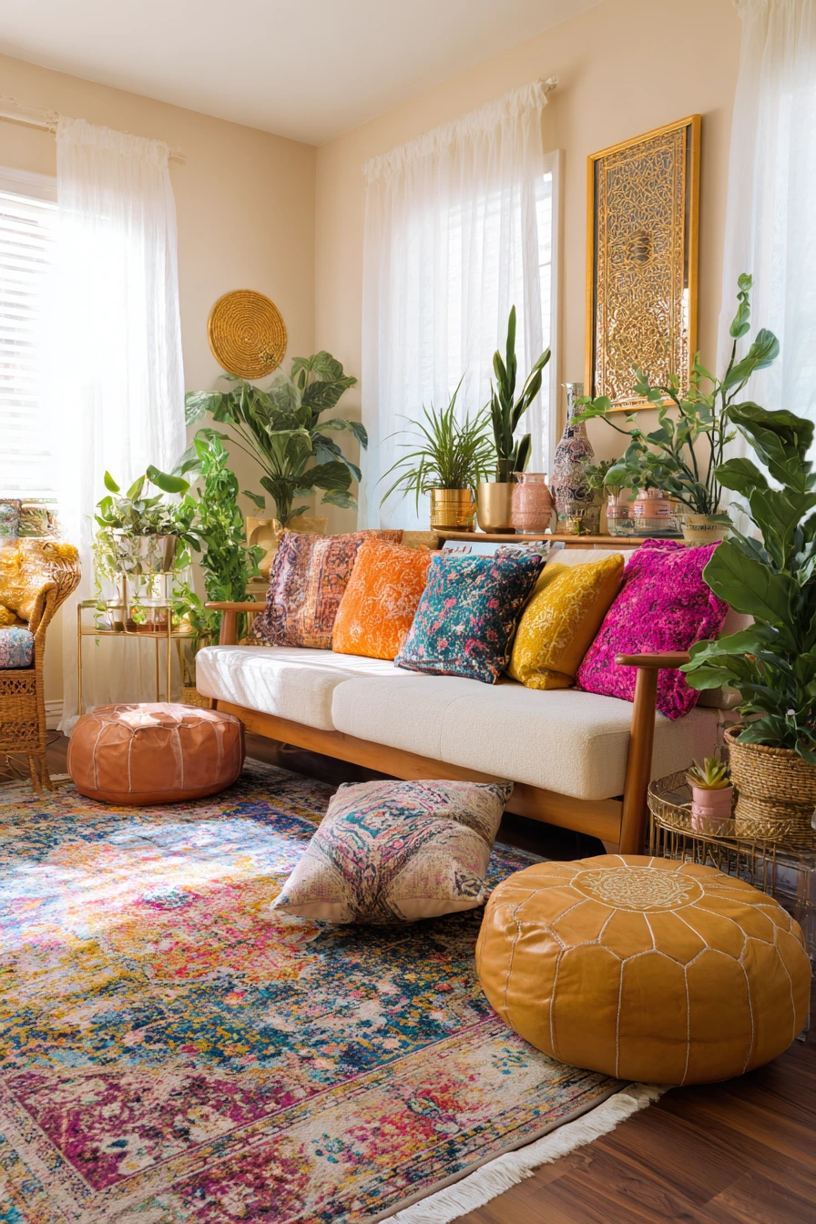 colorful boho decor 14