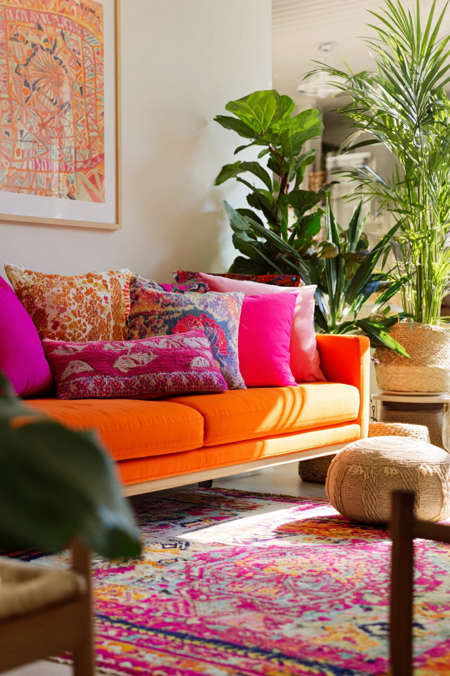 colorful boho decor 15