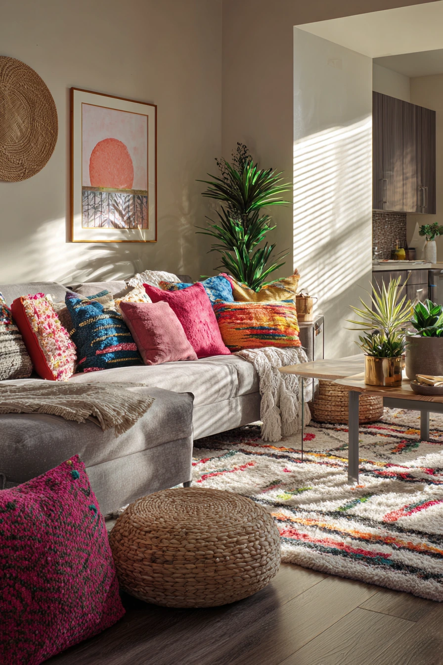 colorful boho decor 21
