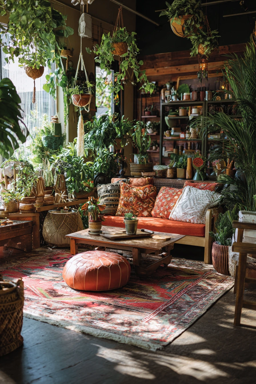 colorful boho decor 32