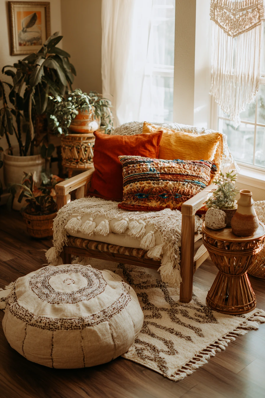 colorful boho decor 33