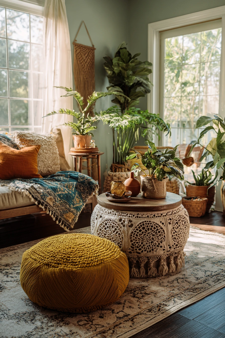 colorful boho decor 34