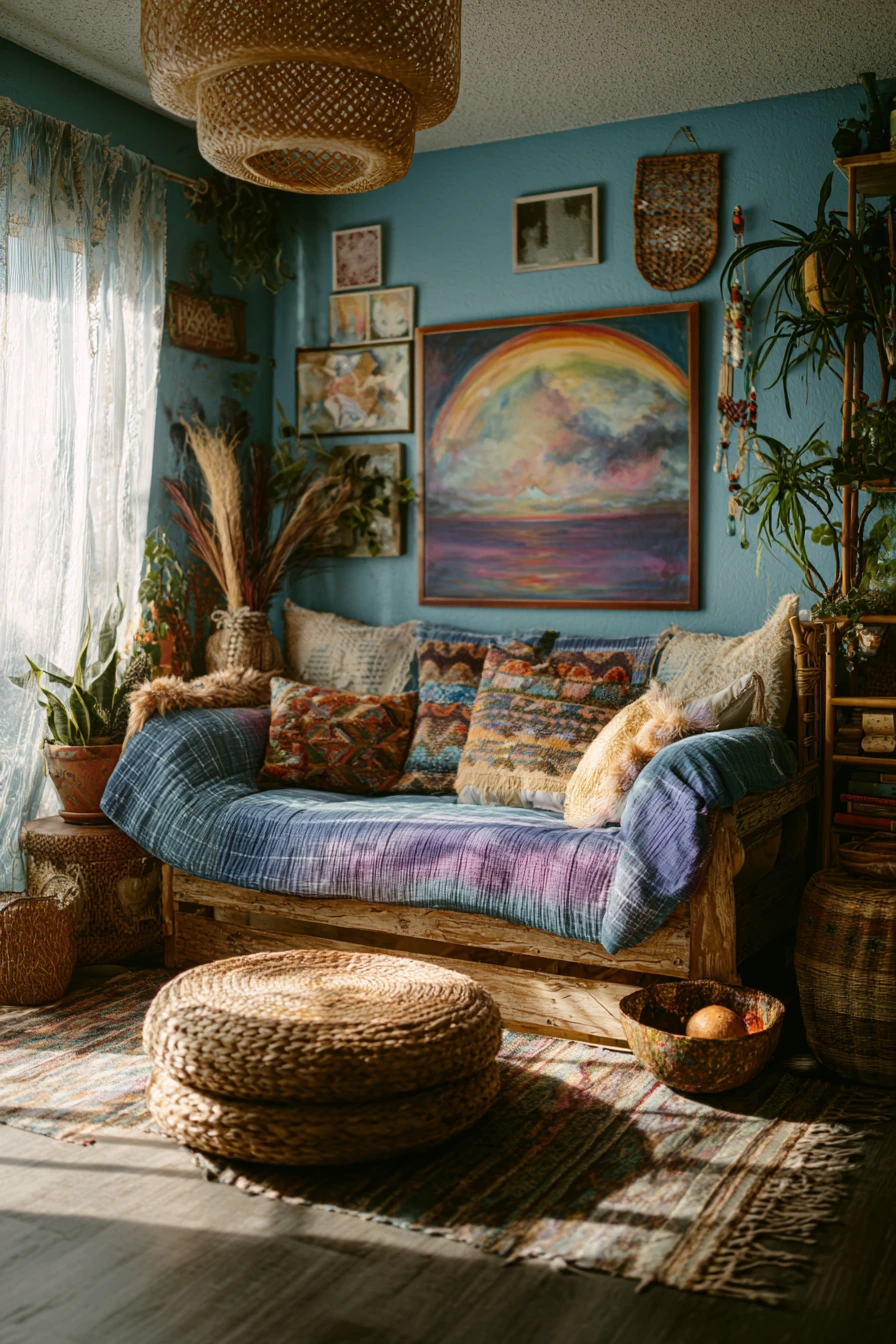 colorful boho decor 40