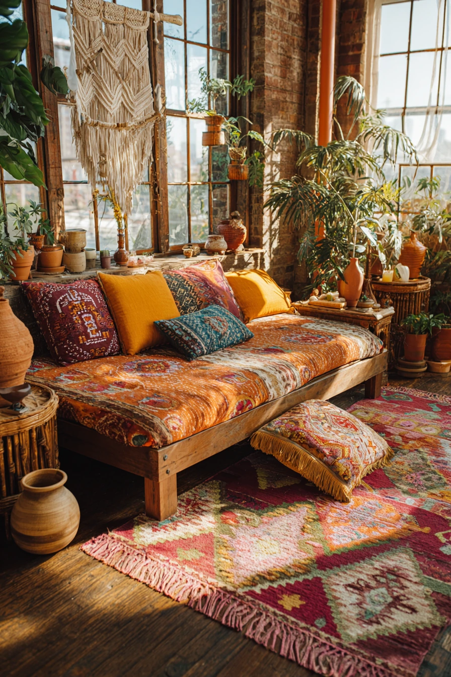 colorful boho decor 5