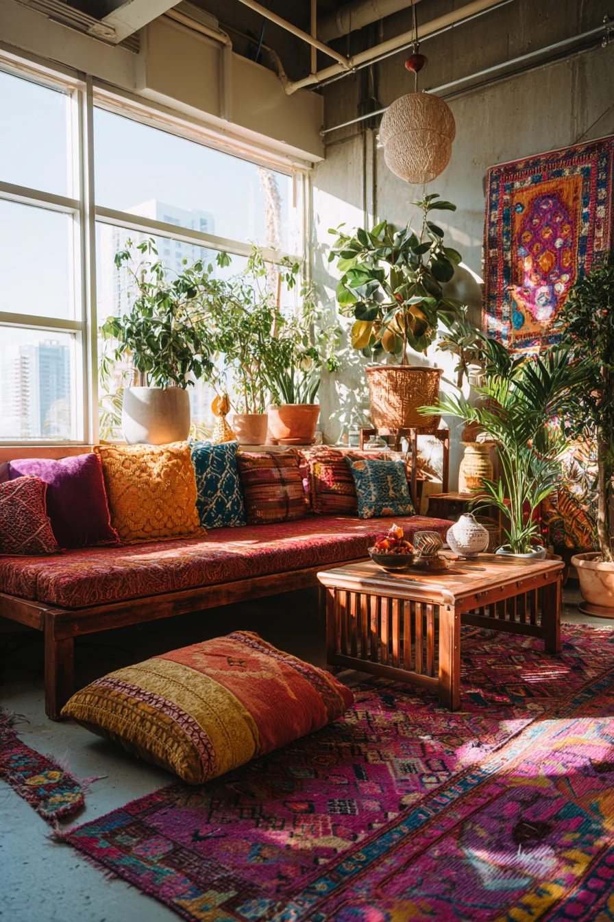 colorful boho decor 8