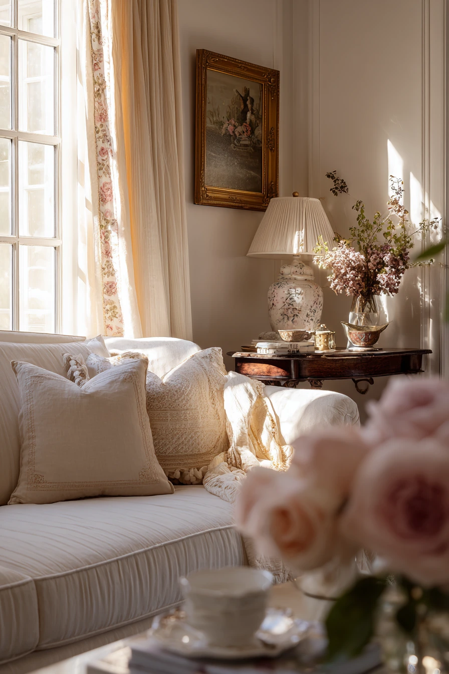 cottagecore living room ideas 40