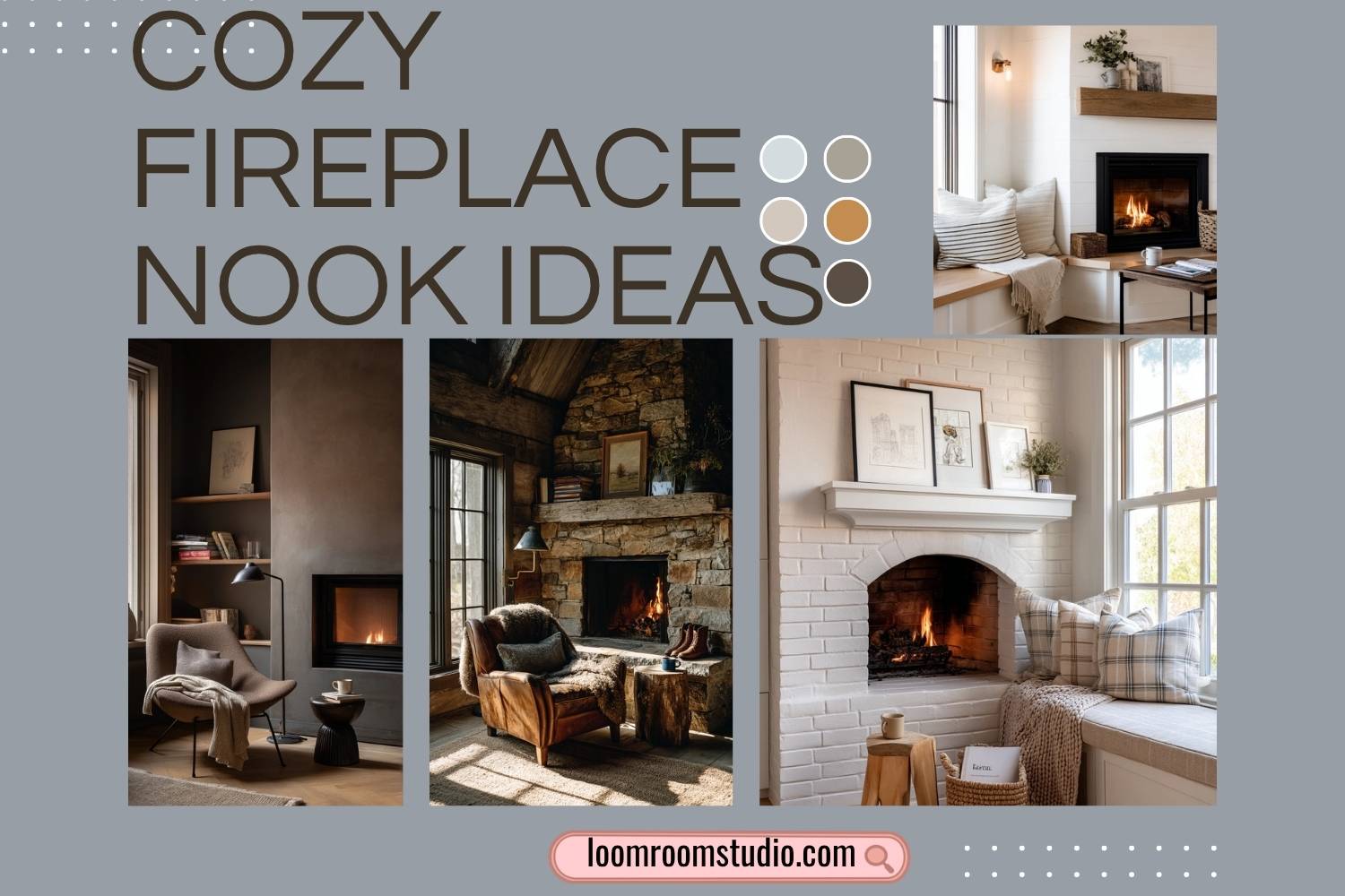 cozy fireplace nook ideas